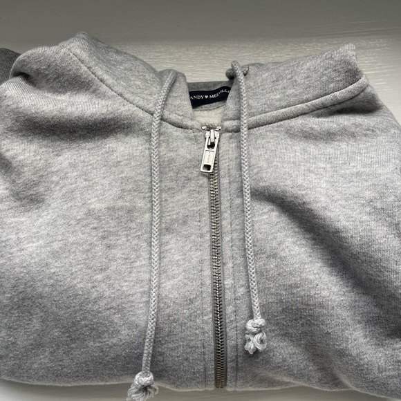 Brandy Melville Tops Brandy Melville Grey Zip Up Hoodie Poshmark